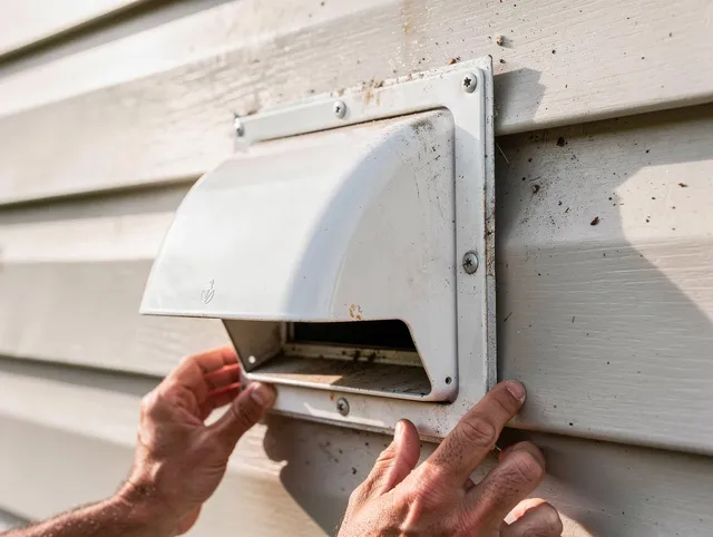 Brandon Dryer Vent Cleaning technician delivering thorough residential dryer vent cleaning service in Brandon